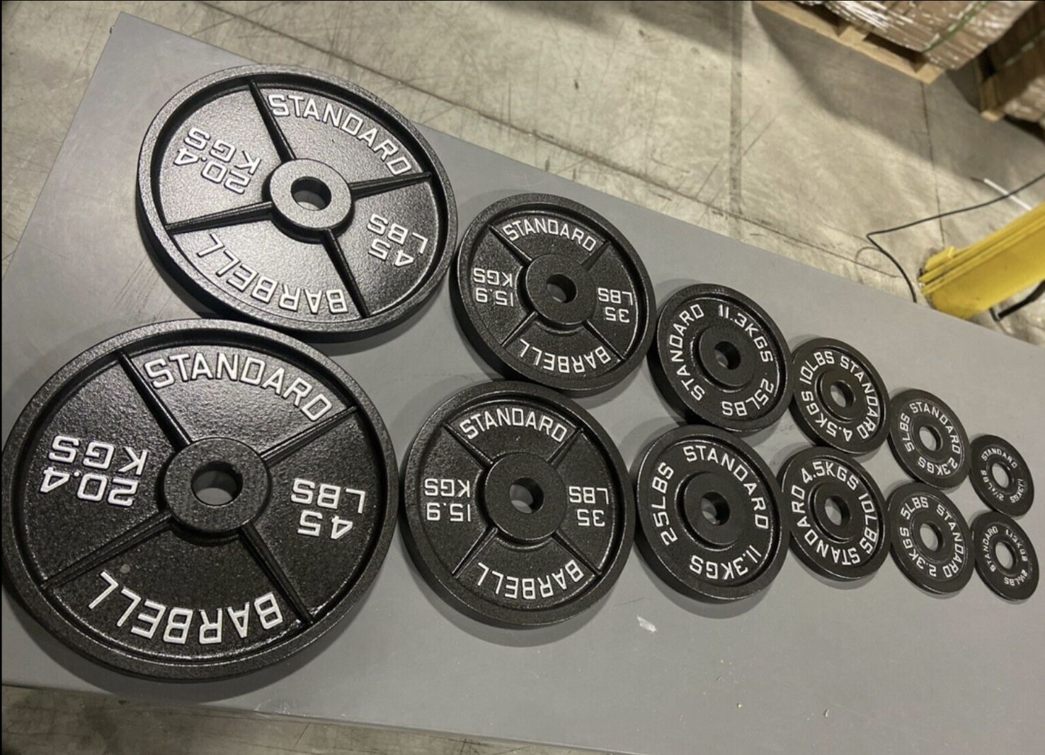 💪🔥🔥245lbs Olympic Weight Plate Pair (245lbs Total) 🏋️‍♂️