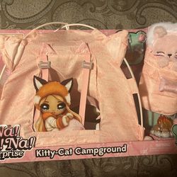 Na! Na! Na! Surprise Kitty Cat Campground With Doll Toy Tent