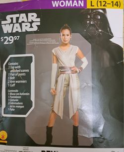 Rey Last JEDI Cosplay Large Womens 