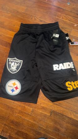 Raiders Steelers shorts