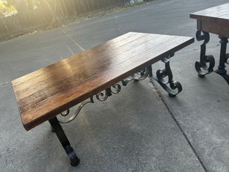 Heavy Coffee Table And Side Table Broyhil Furniture