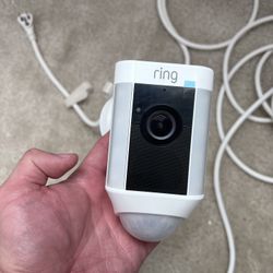 Ring Floodlight outdoor security camera + floor cam indoor