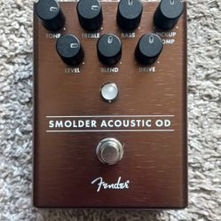 Fender Smolder Acoustic Overdrive Guitar Pedal