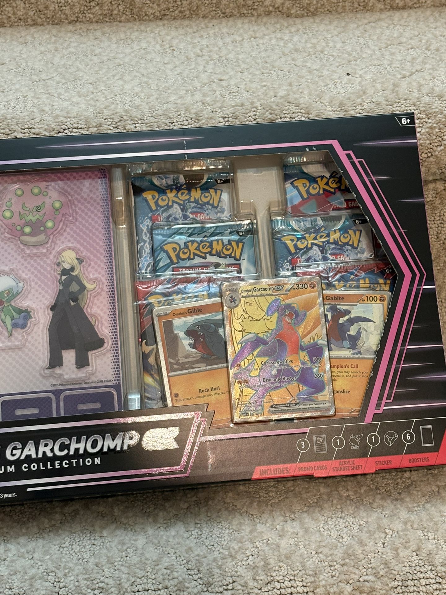 Pokemon Cynthia’s garchomp ex premium collection