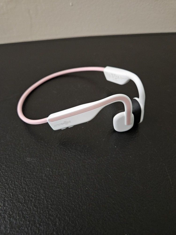 Aftershokz OpenMove Headphones Pink & White, Shokz Headphones