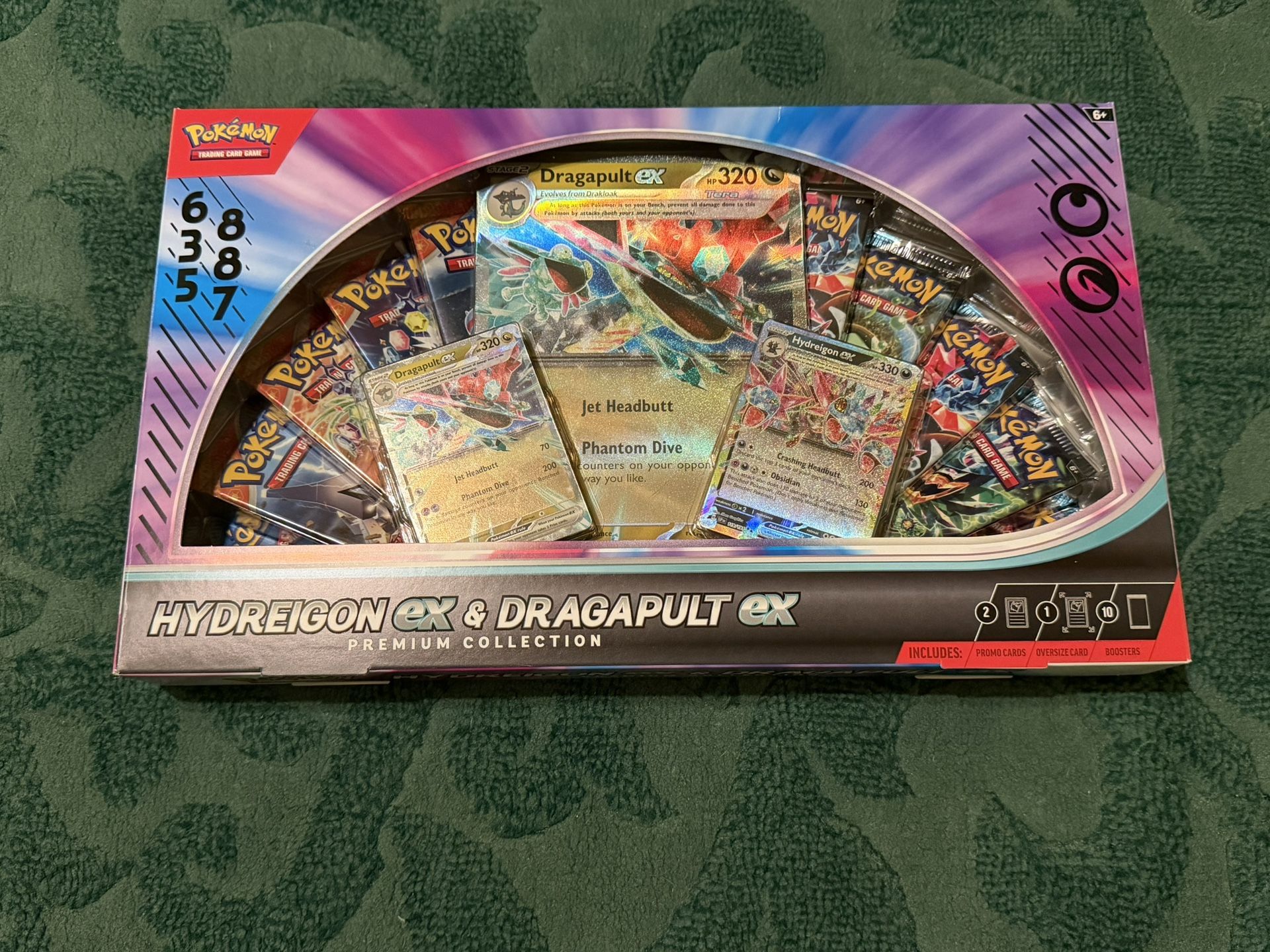 Pokemon Hydreigon Ex & Dragapult Ex Premium Collection