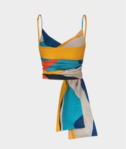 Geometric print top small