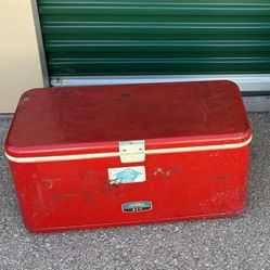 Vintage Thermos Metal Ice Chest  1960’s