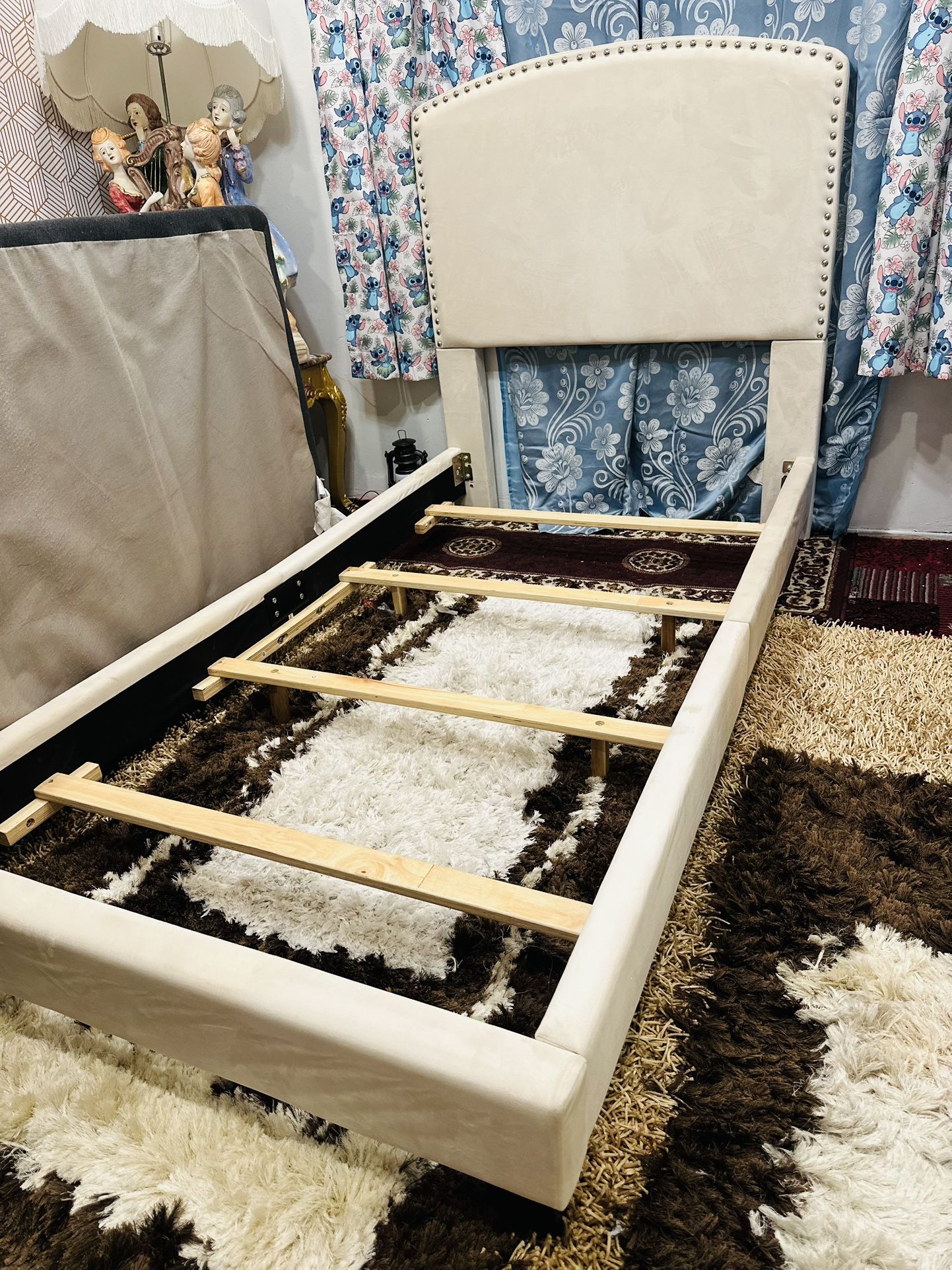 Velvet Brand New Twin Bed Frame