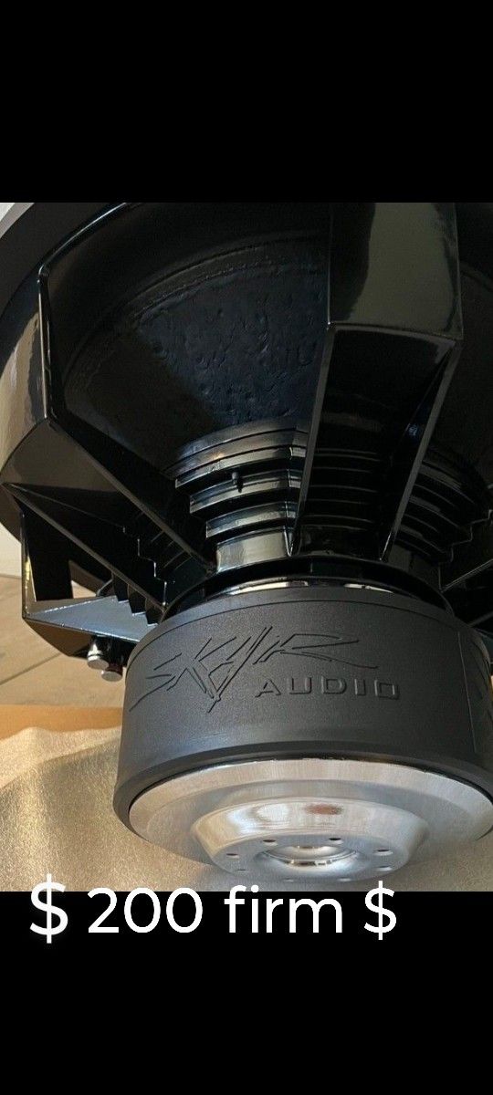 Skar 18 Zvx Dual 1 Ohms $200 Firm