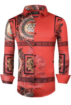 Camisa Estampada Para Hombre