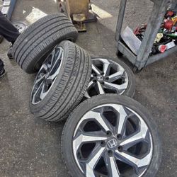 17” Accord/ Civic  rims and tires