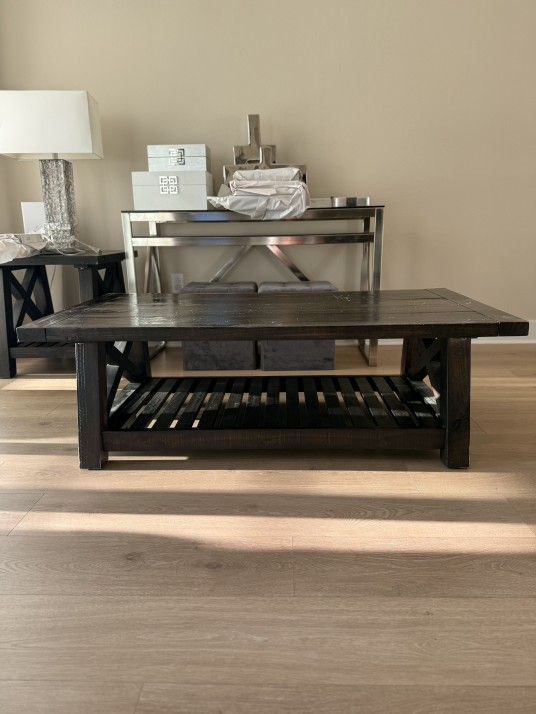 Coffee Table W/ Matching End Table