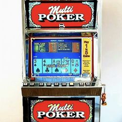 IGT 1991 PE+ Multi Poker Video Slot Machine W/5 Poker Games