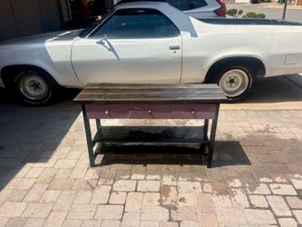 three drawer work table
