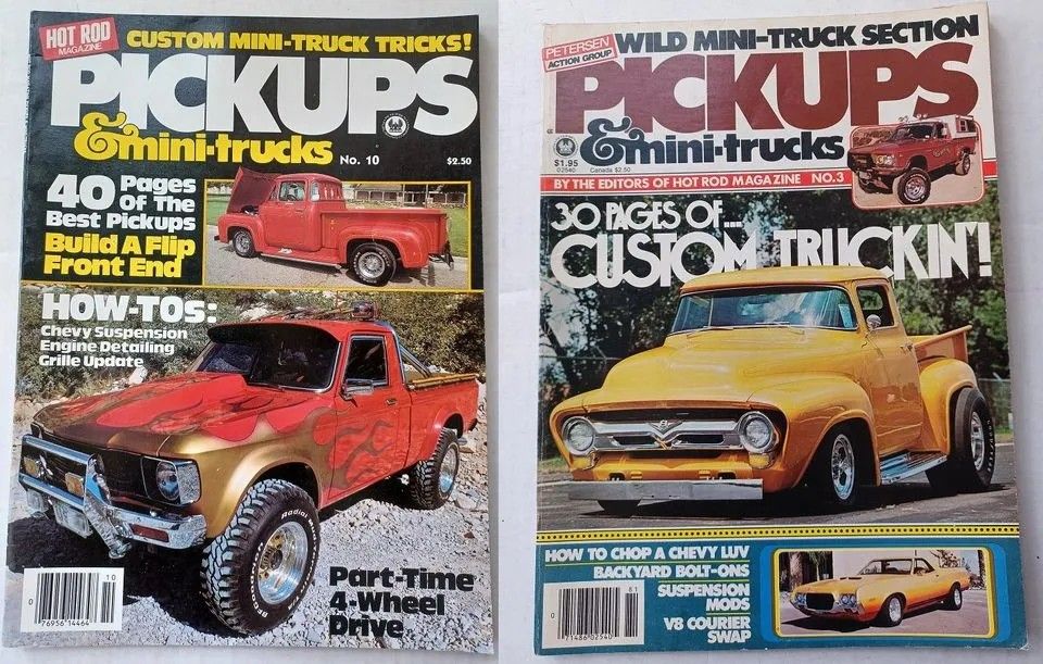 Pickups & Mini-Trucks Magazine. #3 and #10