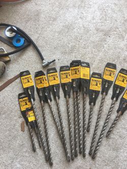 Rotarty hammer bits 1/2 by 12 inches long