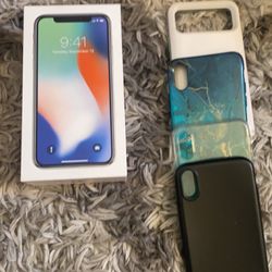 iPhone X Box Only!! And Cases Included