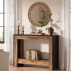  41.3" Farmhouse Console Table, 