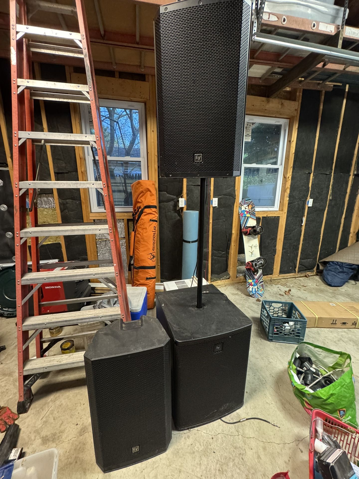 Electro Voice ZLX Monitors  (2 Of Them) And An ELX Subwoofer