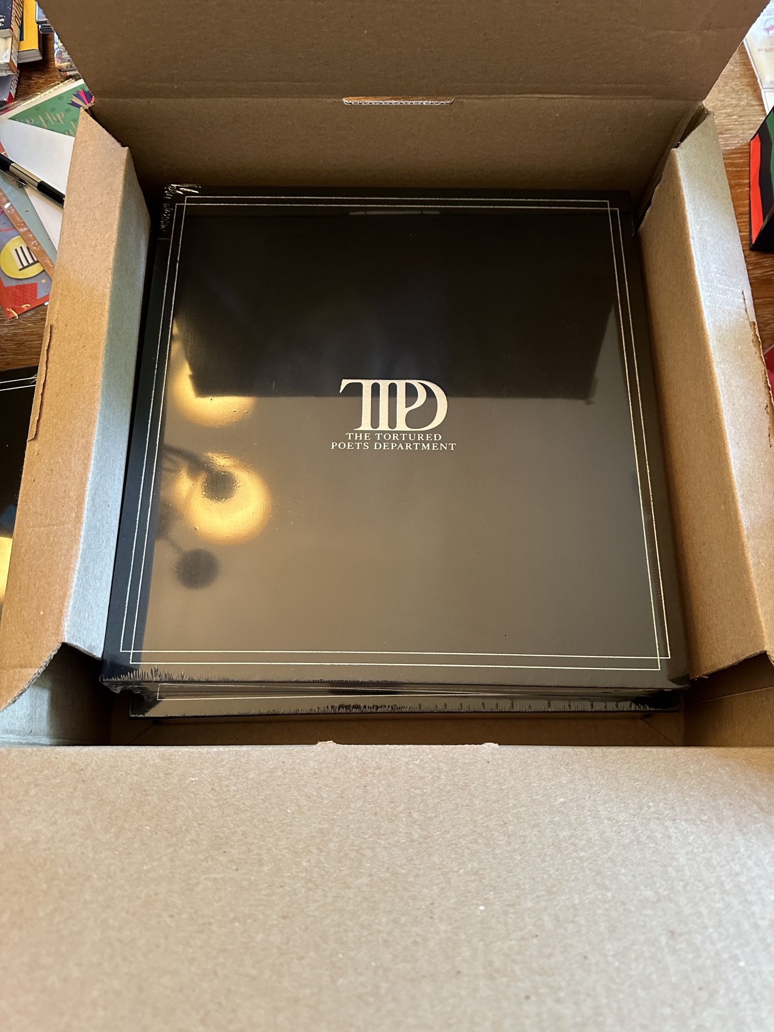 Taylor Swift The Tortured Poets Department Vinyl Display Case Official