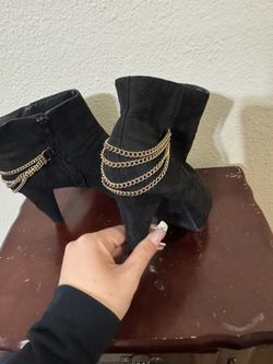 Suede Booties