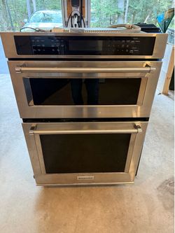 KitchenAid 30” wall oven & microwave combo