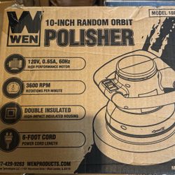 WEN 10PMC 10-Inch Waxer/Polisher in Case with Extra Bonnets