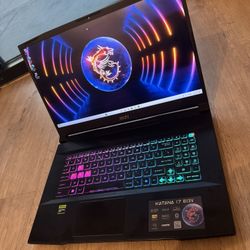 MSI KATANA 17, NVIDIA GeForce RTX 4060, Intel Core i7, 1TB SSD, 32GB RAM DDR5, Windows 11, 144Hz