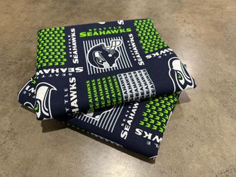 Seahawks Cotton Fabric 2 Yards in Total