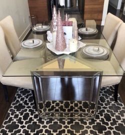 Z Gallerie Omni Dining Table W/ FREE CHAIRS!!!
