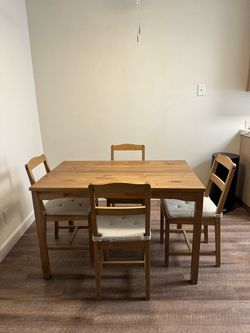 Table and chairs
