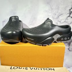 🦈 Louis Vuitton LV Shark Clogs – Men’s 9.5 & 10 Ready for Pickup!