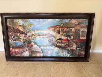 10$ each.   2 carpets and a painting
