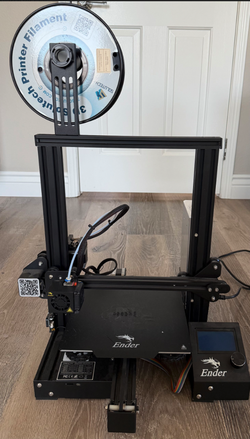 Free - 3D printer with black fillament