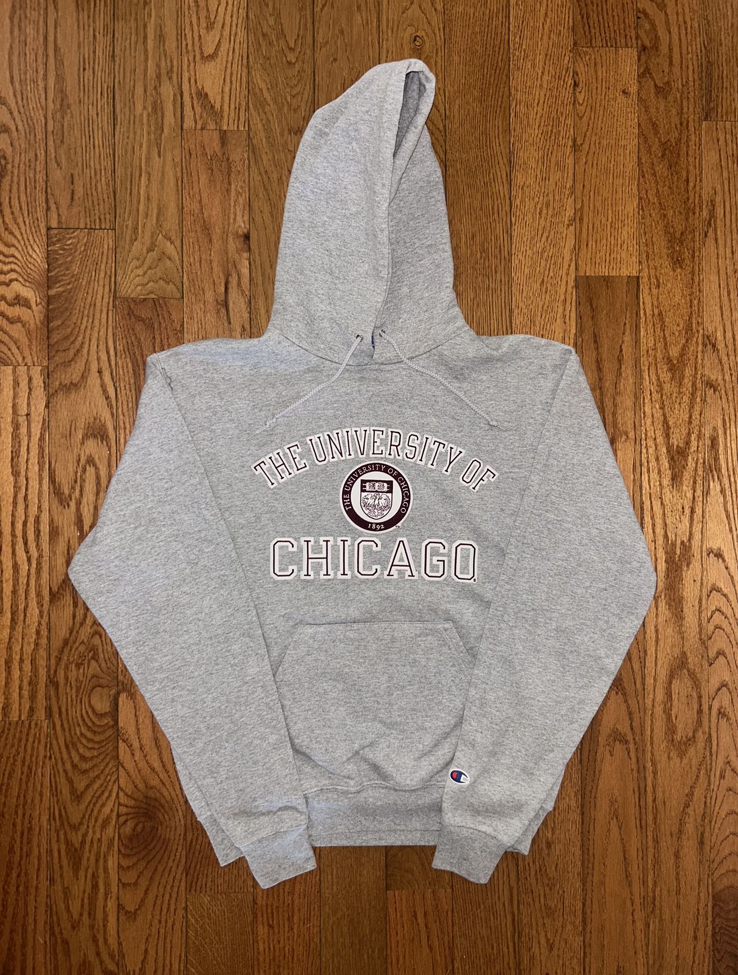 University Of Chicago Champion Sewn Hoodie Size Medium