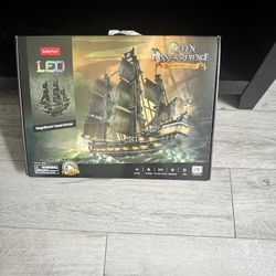3d Model Ship Light Up 