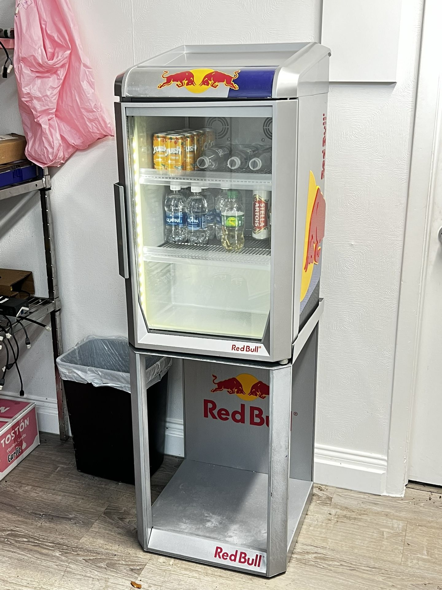 Red Bull Small Cooler With Stand