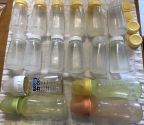Milk storage bottles