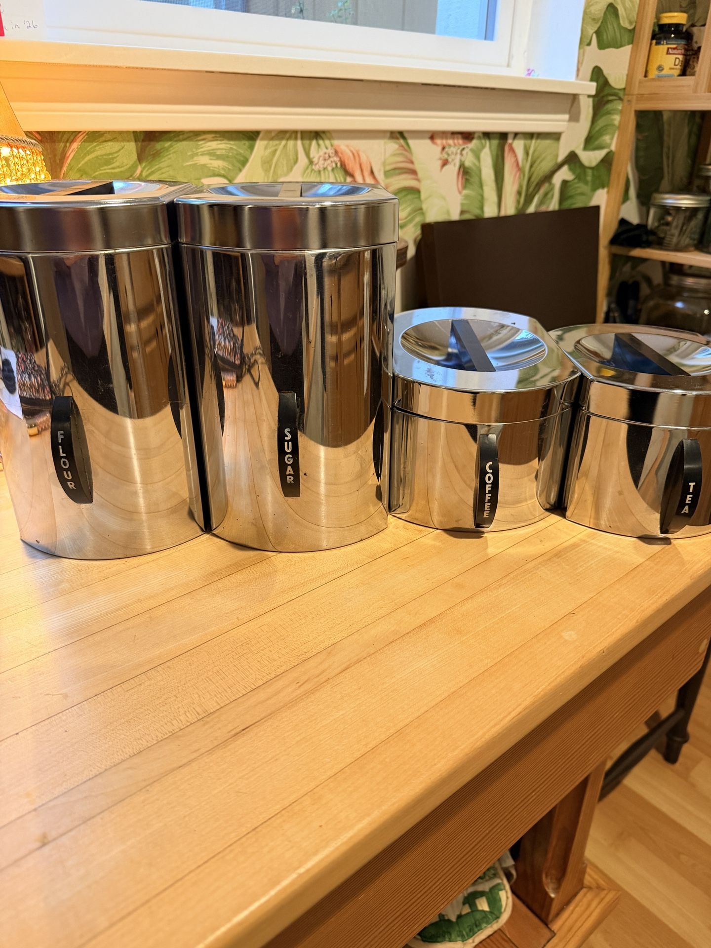 Kromex Vintage Canisters