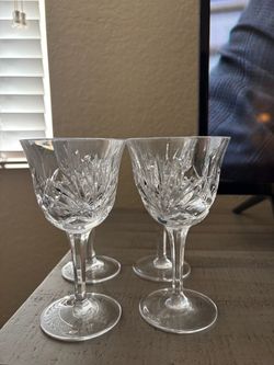 German Crystal Wine Glasses Set