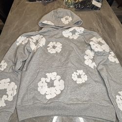 Grey Denim Tears Hoodie 