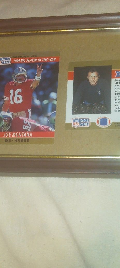 1990 Pro Set Joe Montanta ERROR Card Mint