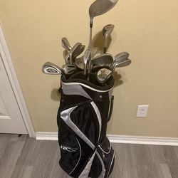 Used right handed golf set