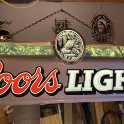Coors Light Pool Table Light