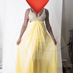 Yellow Prom Dress size 2