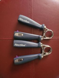 Nautilus Hand Grip Strengthers With Counter