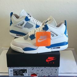 Jordan 4 Retro Military Blue (2024) Brand New DS 💯 Authentic Size 8m 9.5w