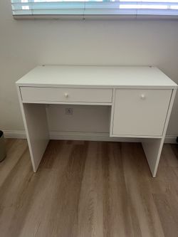 White desk