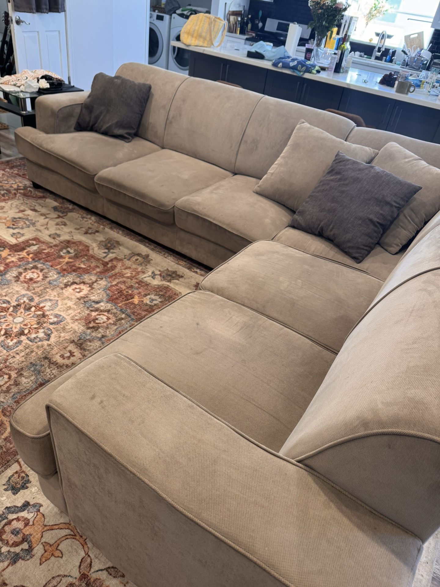 $500 OBO SECTIONAL SLEEPER COUCH. 109”x90”